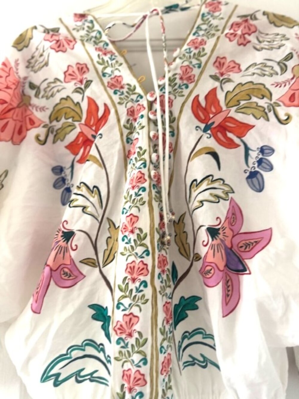 FARM Rio Off-White Insects Floral Bodysuit - Picture 8 of 13